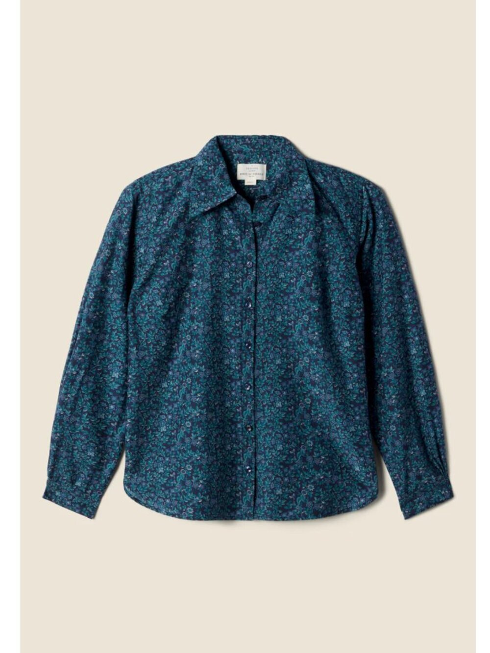 Trovata Jacquelin Shirt in Blue Ridge Ditsy